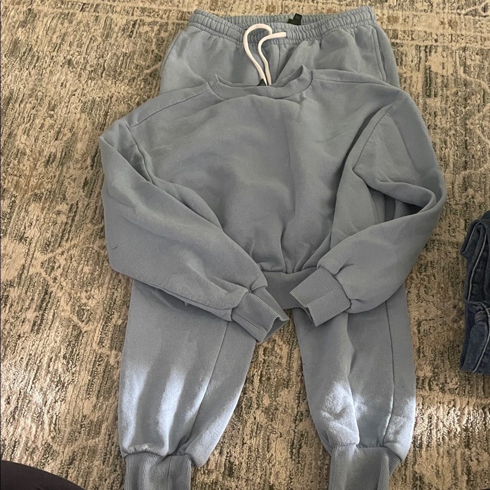 Wild Fable Light Blue Sweatpants & Joggers Set